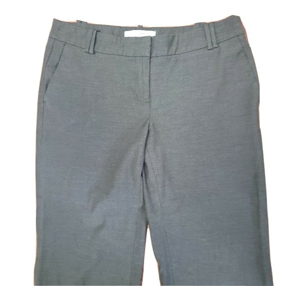 ANN TAYLOR LOFT Solid All Dark Green Marisa Pants Womens Size 4 - Picture 2 of 5